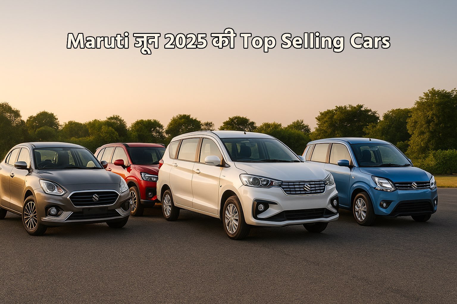 Maruti जून 2025 की सबसे ज़्यादा बिकने वाली गाड़ियाँ